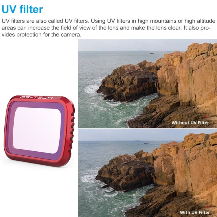 PGYTECH P-16A-032 UV Lens Filter for DJI Mavic Air 2 Drone Accessories - free shipping - PMC TechLife - Order now!