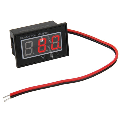 V40D 2 Wires Red Light Display Mini Waterproof IPX4 Digital Voltage Meter, Measure Voltage: DC 15-120V - Current & Voltage Tester by PMC Jewellery | Online Shopping South Africa | PMC Jewellery | Buy Now Pay Later Mobicred