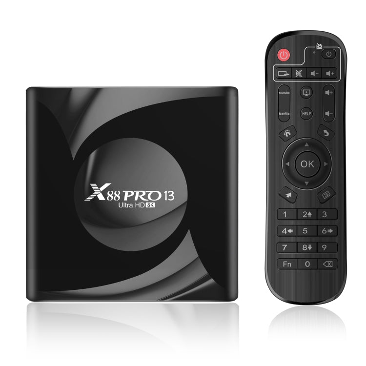 X88 Pro 13 Android 13.0 Smart TV Box with Remote Control, RK3528 Quad-Core, 2GB+16GB (AU Plug) - Others by PMC TechLife | Online Shopping South Africa | PMC TechLife | Buy Now Pay Later Mobicred