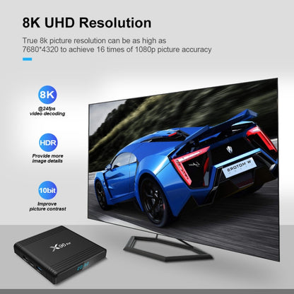 X96 Air 8K Smart TV BOX Android 9.0 Media Player with Remote Control, Quad-core Amlogic S905X3, RAM: 2GB, ROM: 16GB, Dual Band WiFi, EU Plug - Amlogic S905 by PMC Jewellery | Online Shopping South Africa | PMC Jewellery | Buy Now Pay Later Mobicred