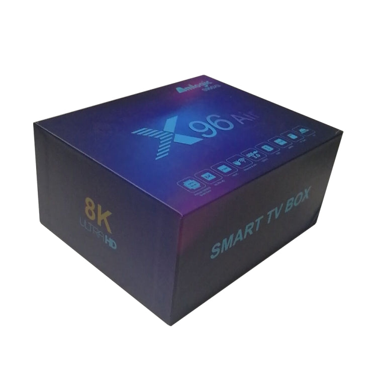 X96 Air 8K Smart TV BOX Android 9.0 Media Player with Remote Control, Quad-core Amlogic S905X3, RAM: 4GB, ROM: 32GB, Dual Band WiFi, Bluetooth, AU Plug - Amlogic S905 by PMC Jewellery | Online Shopping South Africa | PMC Jewellery | Buy Now Pay Later Mobicred