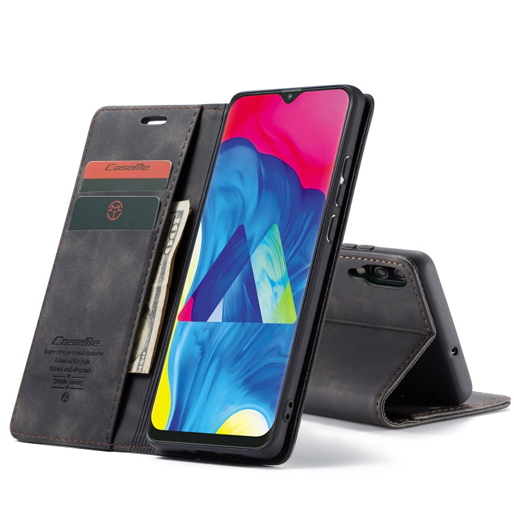 CaseMe-013 Multifunctional Horizontal Flip Leather Case with Card Slot & Holder for Galaxy M10(Black) - Galaxy Phone Cases by CaseMe | Online Shopping South Africa | PMC Jewellery | Buy Now Pay Later Mobicred