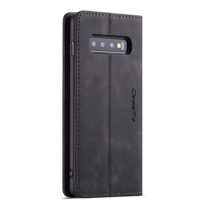 CaseMe-013 Multifunctional Horizontal Flip Leather Case with Card Slot & Holder for Galaxy S10 5G(Black) - Galaxy Phone Cases by CaseMe | Online Shopping South Africa | PMC Jewellery | Buy Now Pay Later Mobicred