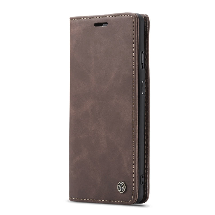 CaseMe-013 Multi-functional Retro Frosted Horizontal Flip Leather Case with Card Slot & Holder & Wallet For OnePlus 7(Coffee) - OnePlus Cases by CaseMe | Online Shopping South Africa | PMC Jewellery | Buy Now Pay Later Mobicred