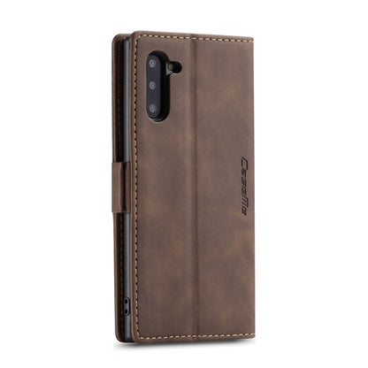 CaseMe-013 Multifunctional Horizontal Flip Leather Case with Card Slot & Holder for Galaxy Note 10(Coffee) - Galaxy Phone Cases by CaseMe | Online Shopping South Africa | PMC Jewellery | Buy Now Pay Later Mobicred