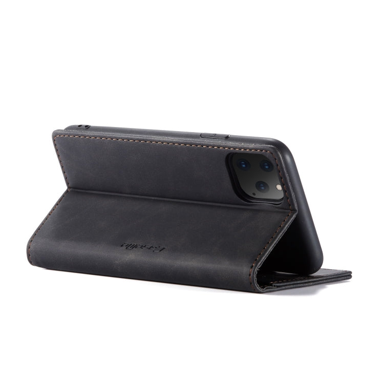 CaseMe-013 Multifunctional Horizontal Flip Leather Case with Card Slot & Holder & Wallet for iPhone 11 Pro(Black) - free shipping - PMC Jewellery - Order now!