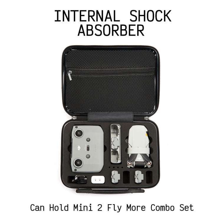 ls-S004 Portable Waterproof Drone Handbag Storage Bag for DJI Mavic Mini 2(Black + Black Liner) - Carry Cases & Bags by PMC TechLife | Online Shopping South Africa | PMC TechLife | Buy Now Pay Later Mobicred