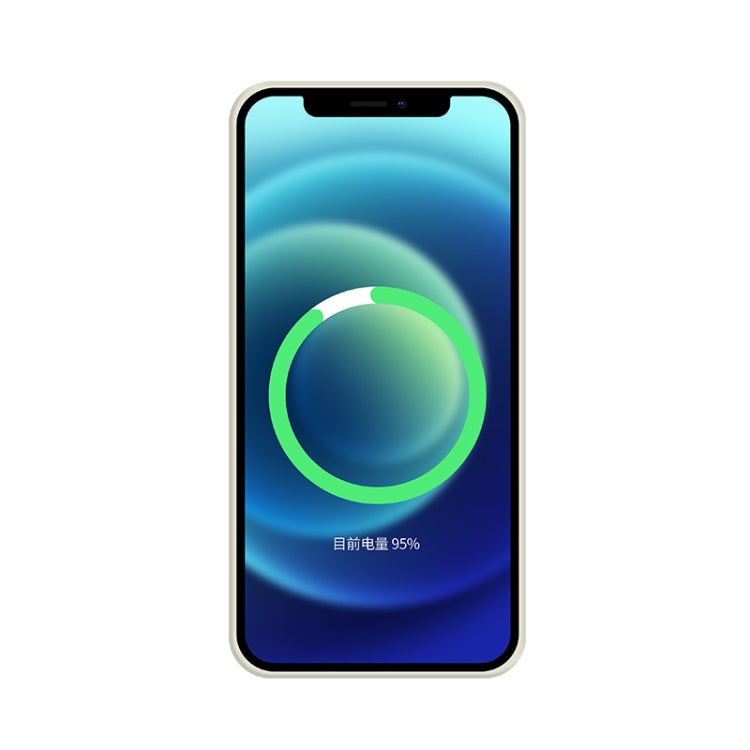 For iPhone 12 Pro Silicone Full Coverage Shockproof Magsafe Case(White) - iPhone 12 / 12 Pro Cases by PMC TechLife | Online Shopping South Africa | PMC TechLife