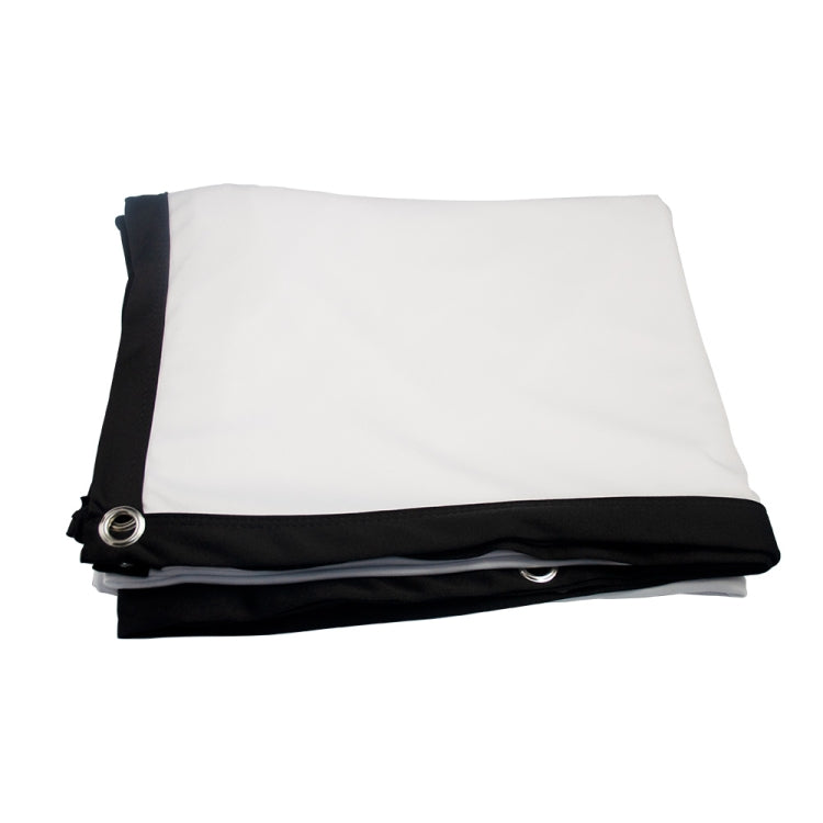 Folding Milk Silk Polyester Projector Film Curtain, Size:84 inch (16:9) Projection Area: 186 x 105cm - Film Curtains by PMC TechLife | Online Shopping South Africa | PMC TechLife | Buy Now Pay Later Mobicred