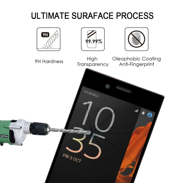 For Sony Xperia XZ Full Glue Full Screen Tempered Glass Film - Sony Tempered Glass by PMC Jewellery | Online Shopping South Africa | PMC Jewellery