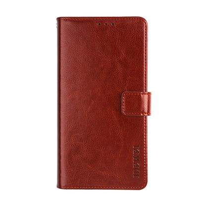 For UMIDIGI A7S idewei Crazy Horse Texture Horizontal Flip Leather Case with Holder & Card Slots & Wallet(Brown) - More Brand by idewei | Online Shopping South Africa | PMC Jewellery | Buy Now Pay Later Mobicred