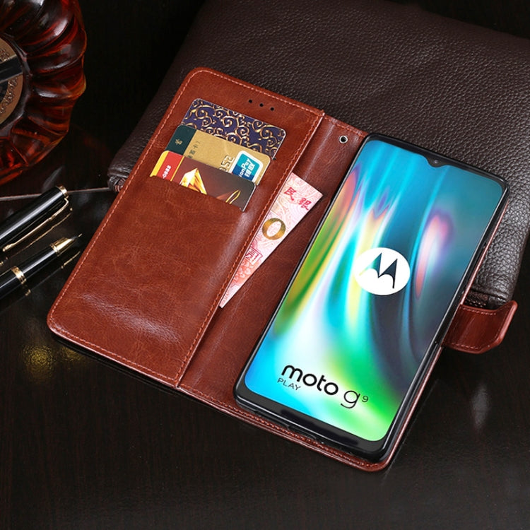 For Lenovo K12 Note idewei Crazy Horse Texture Horizontal Flip Leather Case with Holder & Card Slots & Wallet(Brown) - Lenovo by idewei | Online Shopping South Africa | PMC Jewellery | Buy Now Pay Later Mobicred