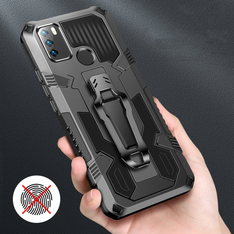 For Infinix Note7 Lite / Hot 9 Machine Armor Warrior Shockproof PC + TPU Protective Case(Black) - Infinix Cases by idewei | Online Shopping South Africa | PMC Jewellery