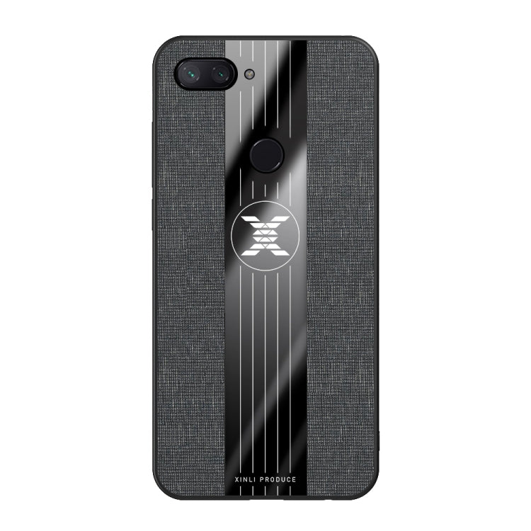 For Xiaomi Mi 8 Lite XINLI Stitching Cloth Texture Shockproof TPU Protective Case(Black) - free shipping - PMC TechLife - Order now!