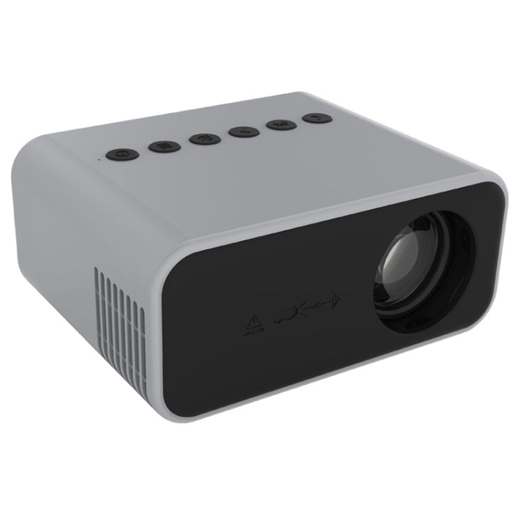 T500 1920x1080P 80 Lumens Portable Mini Home Theater LED HD Digital Projector Without Remote Control & Adaptor(White) - LED Projector by PMC Jewellery | Online Shopping South Africa | PMC Jewellery | Buy Now Pay Later Mobicred