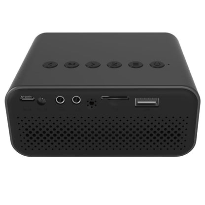 T500 1920x1080P 80 Lumens Portable Mini Home Theater LED HD Digital Projector With Remote Control & Adaptor(Black) - LED Projector by PMC Jewellery | Online Shopping South Africa | PMC Jewellery | Buy Now Pay Later Mobicred