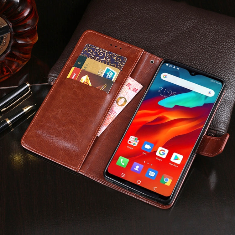 For Blackview A80 Plus idewei Crazy Horse Texture Horizontal Flip Leather Case with Holder & Card Slots & Wallet(Rose Red) - More Brand by idewei | Online Shopping South Africa | PMC TechLife | Buy Now Pay Later Mobicred
