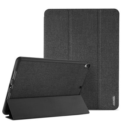 For iPad Air 10.5 (2019) / iPad Pro 10.5 DUX DUCIS Domo Series Horizontal Flip Magnetic PU Leather Case with 3-folding Holder & Pen Slot(Black) - iPad Air (2019) Cases by DUX DUCIS | Online Shopping South Africa | PMC Jewellery | Buy Now Pay Later Mobicred