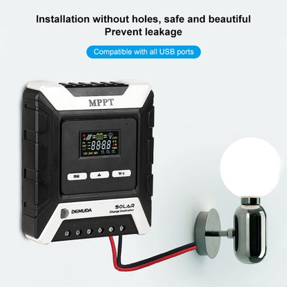 MPPT Solar Controller 12V / 24V / 48V Automatic Identification Charging Controller with Dual USB Output, Model:20A - Others by PMC Jewellery | Online Shopping South Africa | PMC Jewellery | Buy Now Pay Later Mobicred