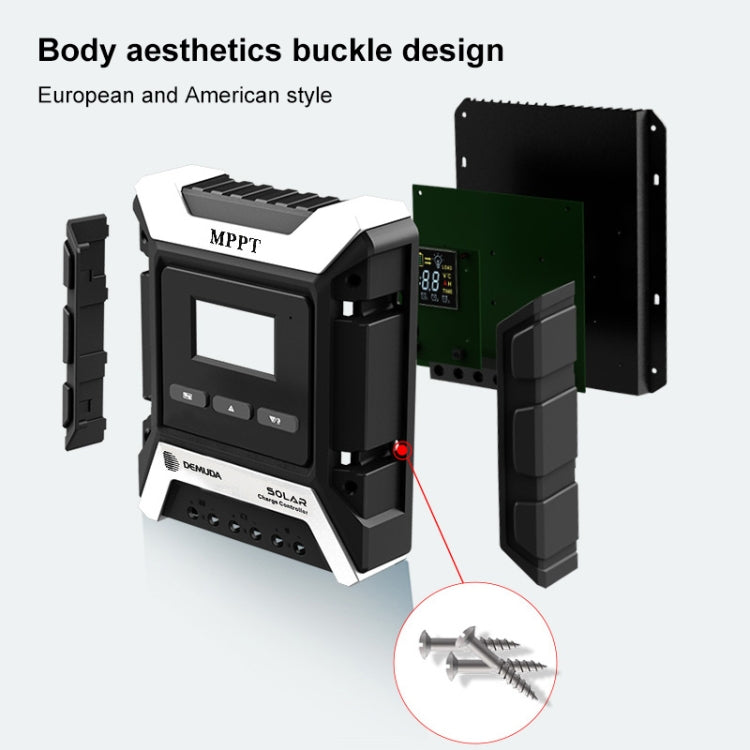 MPPT Solar Controller 12V / 24V / 48V Automatic Identification Charging Controller with Dual USB Output, Model:80A - Others by PMC Jewellery | Online Shopping South Africa | PMC Jewellery | Buy Now Pay Later Mobicred