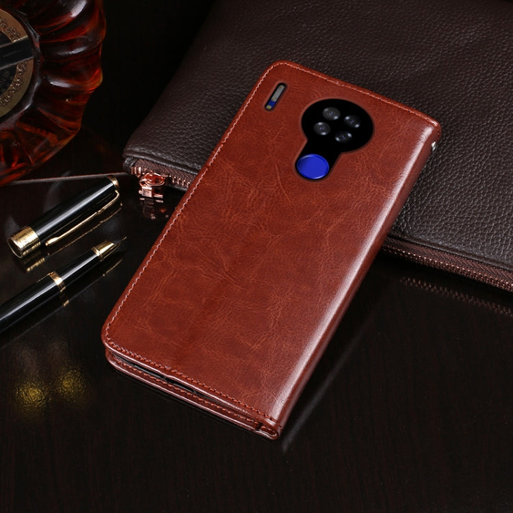 For Blackview A80S idewei Crazy Horse Texture Horizontal Flip Leather Case with Holder & Card Slots & Wallet(Sky Blue) - More Brand by idewei | Online Shopping South Africa | PMC TechLife | Buy Now Pay Later Mobicred