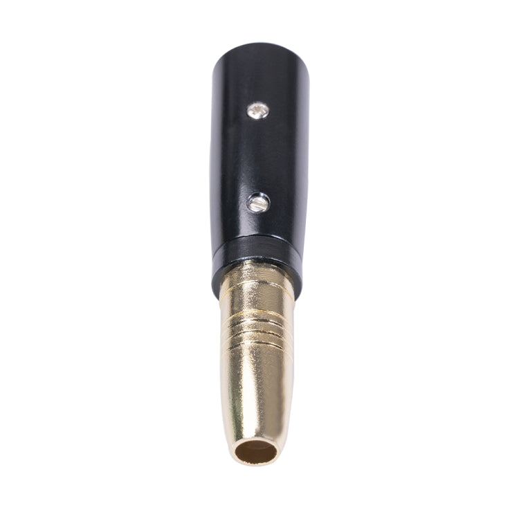 2 PCS LZ1164G Gilded 6.35mm Female to XRL Male Audio Adapter Microphone Stereo Speaker Connector - Microphone Audio Cable & Connector by PMC Jewellery | Online Shopping South Africa | PMC Jewellery | Buy Now Pay Later Mobicred