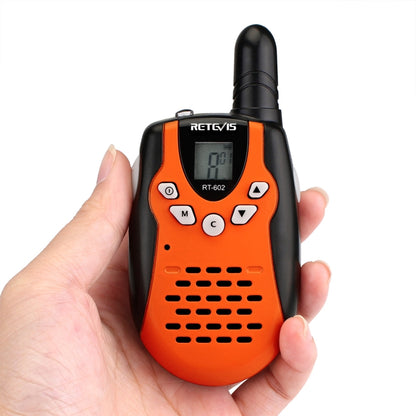 1 Pair RETEVIS RT602 0.5W US Frequency 462.550-467.7125MHz 22CHS Handheld Children Walkie Talkie, US Plug - Children by RETEVIS | Online Shopping South Africa | PMC Jewellery | Buy Now Pay Later Mobicred