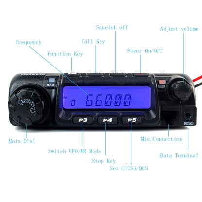 RETEVIS RT-9000D 66-88MHz 200CHS 8 Group Scrambler Car Walkie Talkie - Car Walkie Talkie by RETEVIS | Online Shopping South Africa | PMC Jewellery | Buy Now Pay Later Mobicred