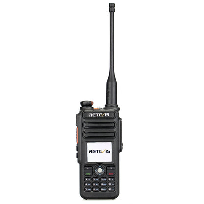 RETEVIS RT82 136-174&400-480MHz 3000CHS Dual Band DMR Digital Waterproof Two Way Radio Handheld Walkie Talkie, EU Plug(Black) - Handheld Walkie Talkie by RETEVIS | Online Shopping South Africa | PMC Jewellery | Buy Now Pay Later Mobicred