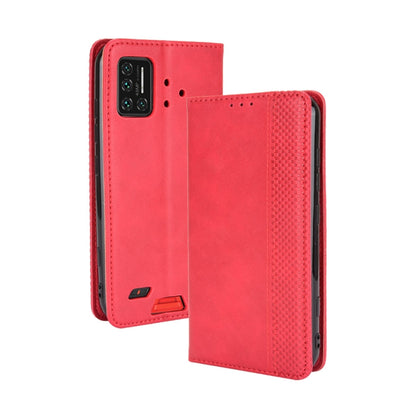 For UMIDIGI Bison GT Magnetic Buckle Retro Crazy Horse Texture Horizontal Flip Leather Case with Holder & Card Slots & Photo Frame(Red) - More Brand by PMC Jewellery | Online Shopping South Africa | PMC Jewellery