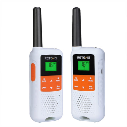 1 Pair RETEVIS RT649B 0.5W EU Frequency 446.00625-446.19375MHz 16CHS Two Way Radio Handheld Walkie Talkie, EU Plug(White) - Handheld Walkie Talkie by RETEVIS | Online Shopping South Africa | PMC Jewellery | Buy Now Pay Later Mobicred