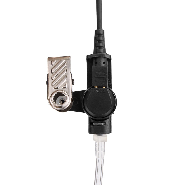 RETEVIS TK 2 Pin Long Clip Air Guide Covert Acoustic Tube Earpiece Speaker Microphone for H-777 / RT-5R / RT-5RV / RT-B6 - Microphones & Headsets by RETEVIS | Online Shopping South Africa | PMC Jewellery | Buy Now Pay Later Mobicred