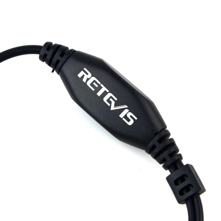 RETEVIS TK Throat PTT Covert Acoustic Tube Earphone Speaker Microphone for H-777 / RT-5R / RT-5RV / RT-B6 - Microphones & Headsets by RETEVIS | Online Shopping South Africa | PMC Jewellery | Buy Now Pay Later Mobicred