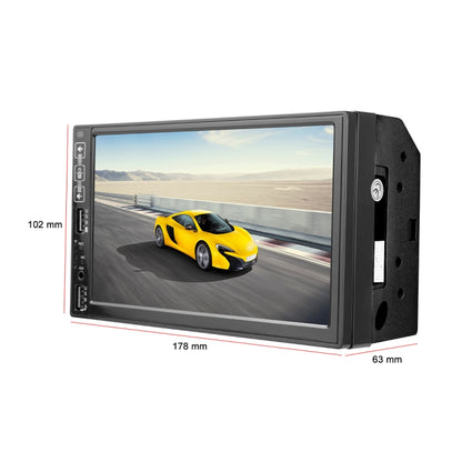 A2821 Car 7 inch Screen HD MP5 Player, Support Bluetooth / FM with Remote Control, Style:Standard + 4LEDs Light Camera - Car MP3 & MP4 & MP5 by PMC Jewellery | Online Shopping South Africa | PMC Jewellery | Buy Now Pay Later Mobicred