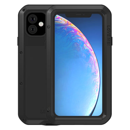 For iPhone 11 Pro Max LOVE MEI Metal Shockproof Waterproof Dustproof Protective Case(Black) - iPhone 11 Pro Max Cases by LOVE MEI | Online Shopping South Africa | PMC Jewellery