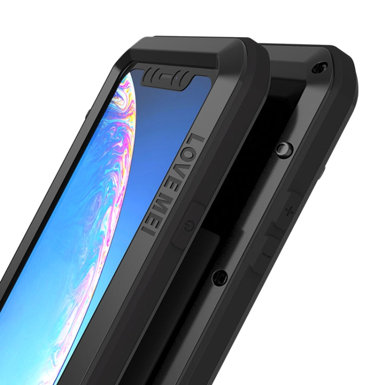 For iPhone 11 Pro Max LOVE MEI Metal Shockproof Waterproof Dustproof Protective Case(Black) - iPhone 11 Pro Max Cases by LOVE MEI | Online Shopping South Africa | PMC Jewellery