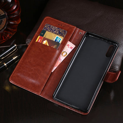 For Wiko Y51 idewei Crazy Horse Texture Horizontal Flip Leather Case with Holder & Card Slots & Wallet(Brown) - Wiko by idewei | Online Shopping South Africa | PMC Jewellery | Buy Now Pay Later Mobicred