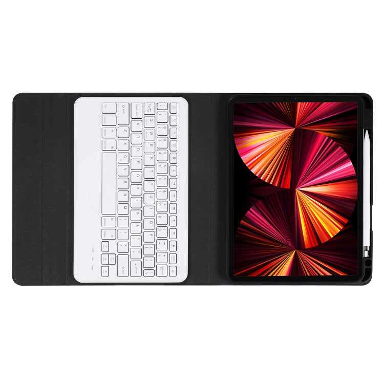 B07 Splittable Bluetooth Keyboard Leather Tablet Case with Triangle Holder & Pen Slot For iPad 9.7 2018 & 2017 / Pro 9.7 / Air 2(Gradient Purple) - Universal by PMC TechLife | Online Shopping South Africa | PMC TechLife