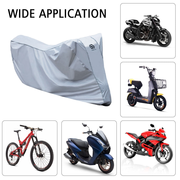 WUPP CS-1410B1 Motorcycle Thickened Oxford Cloth All-inclusive Waterproof Sun-proof Protective Cover, Size:S(Silver) - Protective Gear by WUPP | Online Shopping South Africa | PMC Jewellery | Buy Now Pay Later Mobicred