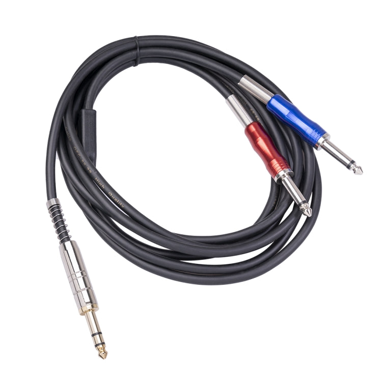 BLS0201-30 Stereo 6.35mm Male to Dual Mono 6.35mm Audio Cable, Length:3m - Microphone Audio Cable & Connector by PMC Jewellery | Online Shopping South Africa | PMC Jewellery | Buy Now Pay Later Mobicred