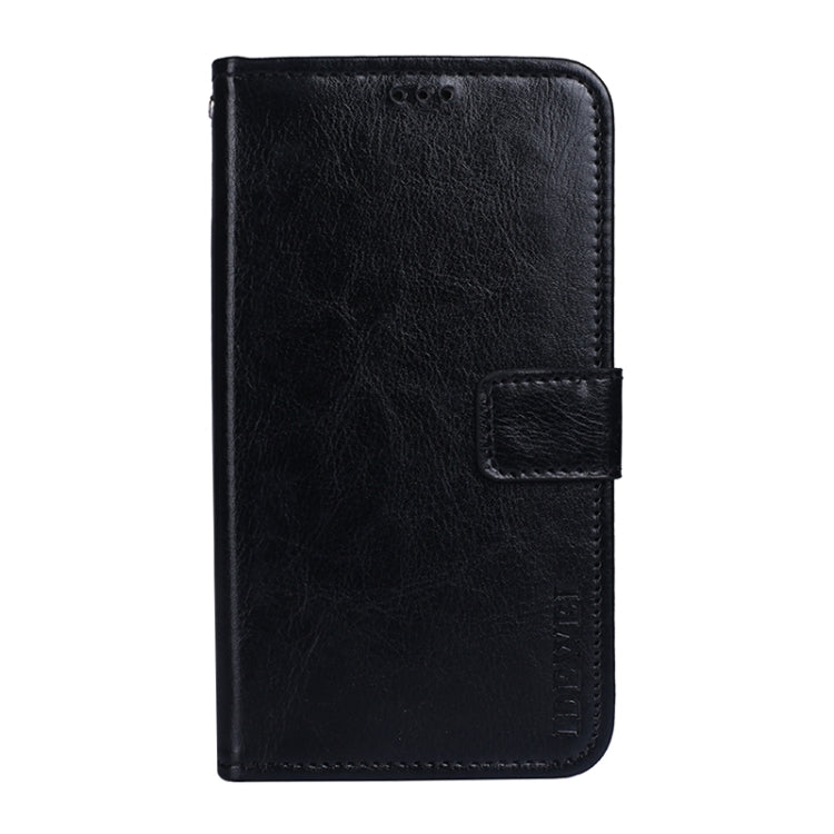 For Wiko Power U30 idewei Crazy Horse Texture Horizontal Flip Leather Case with Holder & Card Slots & Wallet(Black) - Wiko by idewei | Online Shopping South Africa | PMC Jewellery | Buy Now Pay Later Mobicred