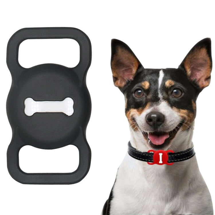 Shockproof Anti-scratch Silicone Case Protective Cover, Style: Bones, Model:For AirTag(Gray) - Other by PMC TechLife | Online Shopping South Africa | PMC TechLife