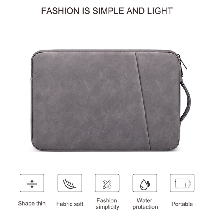 ND08 Sheepskin Notebook Iner Bag, Size:14.1-15.4 inch(Pink) - free shipping - PMC Jewellery - Order now!