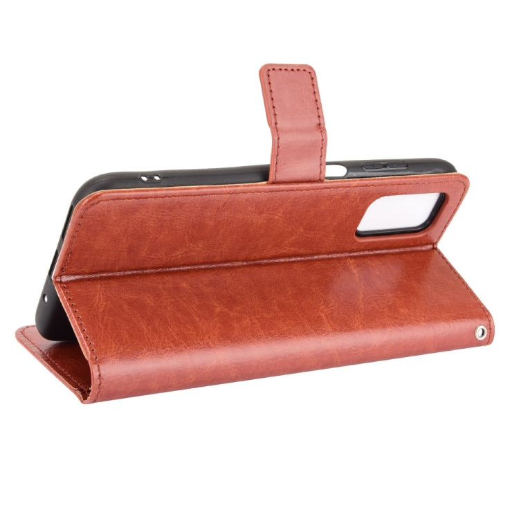 For Blackview A90 Crazy Horse Texture Horizontal Flip Leather Case with Holder & Card Slots & Lanyard(Brown) - More Brand by PMC Jewellery | Online Shopping South Africa | PMC Jewellery