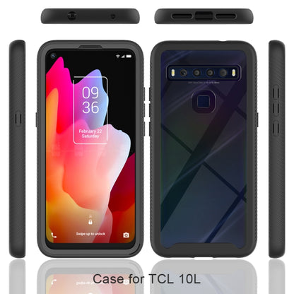 For TCL 10L Starry Sky Solid Color Series Shockproof PC + TPU Case(Black) - More Brand by PMC Jewellery | Online Shopping South Africa | PMC Jewellery