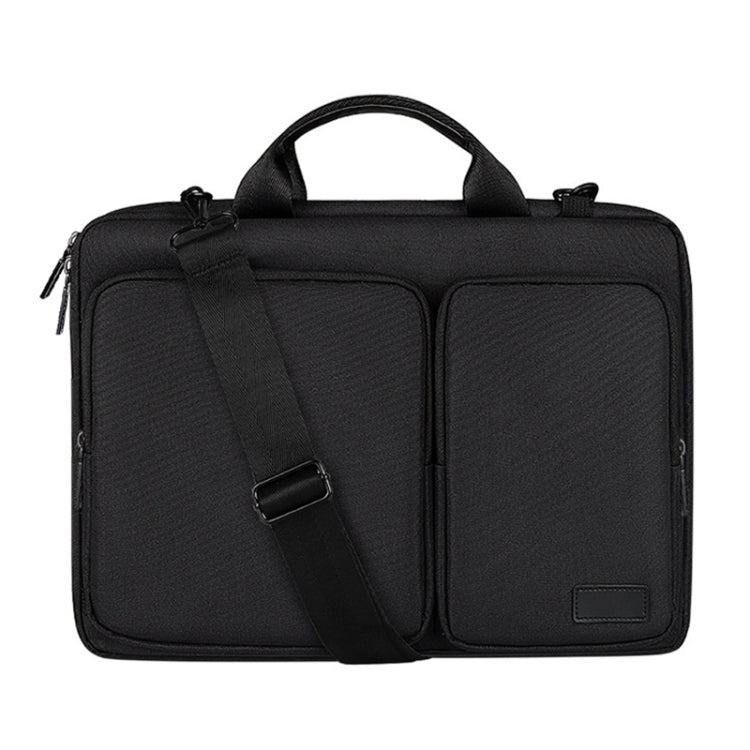 ST11 Polyester Thickened Laptop Bag with Detachable Shoulder Strap, Size:15.6 inch(Black) - free shipping - PMC Jewellery - Order now!