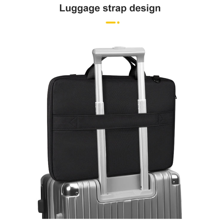 ST11 Polyester Thickened Laptop Bag with Detachable Shoulder Strap, Size:15.6 inch(Black) - free shipping - PMC Jewellery - Order now!