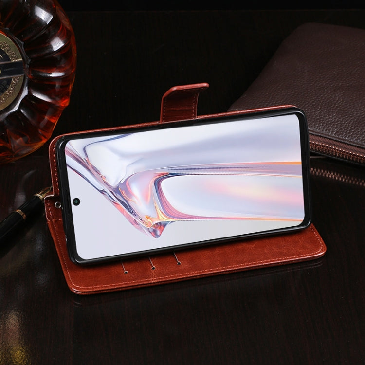 For Blackview A100 idewei Crazy Horse Texture Horizontal Flip Leather Case with Holder & Card Slots & Wallet(Blue) - More Brand by idewei | Online Shopping South Africa | PMC TechLife | Buy Now Pay Later Mobicred