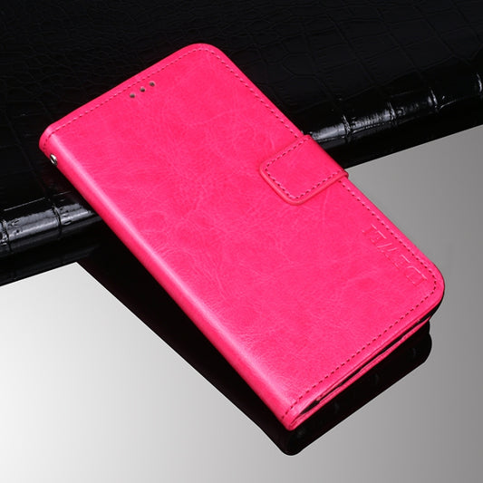 For Blackview A100 idewei Crazy Horse Texture Horizontal Flip Leather Case with Holder & Card Slots & Wallet(Rose Red) - More Brand by idewei | Online Shopping South Africa | PMC Jewellery | Buy Now Pay Later Mobicred