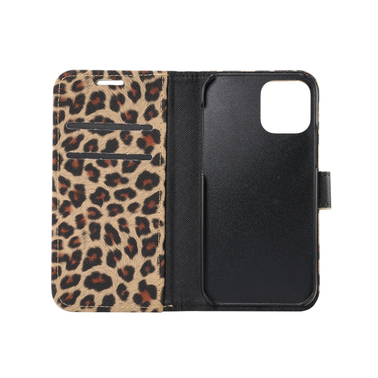 For iPhone 13 Leopard Pattern Horizontal Flip PC + PU Leather Case with Holder & Card Slots & Wallet(Yellow) - iPhone 13 Cases by PMC TechLife | Online Shopping South Africa | PMC TechLife